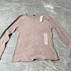 Old Navy Women's Long Sleeve Tee - Light Brown